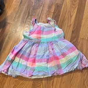 GAP Multicolor Plaid Kids Dress